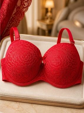 HOT PINK LACE BLUXE 40D